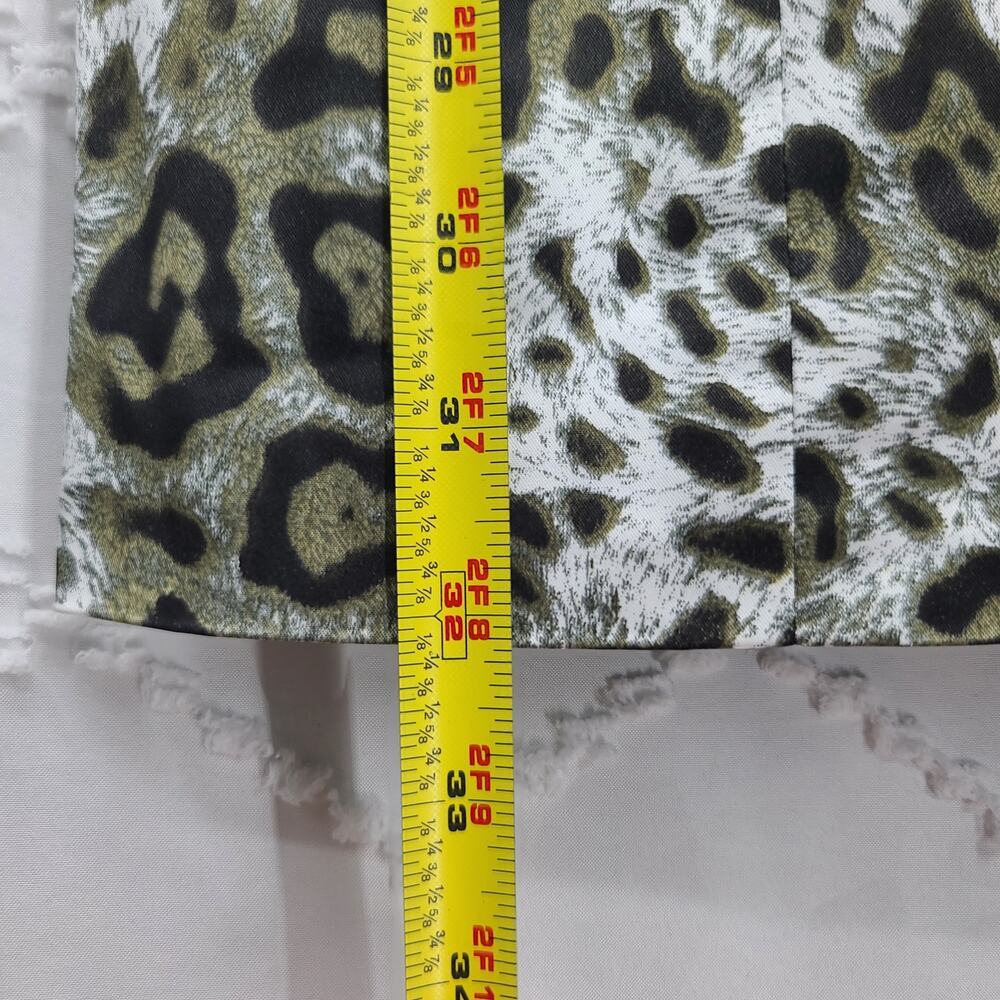 Jay Godfrey leopard print mini dress Size 8 Mob Wife Cocktail Party NYE formal - Picture 4 of 9